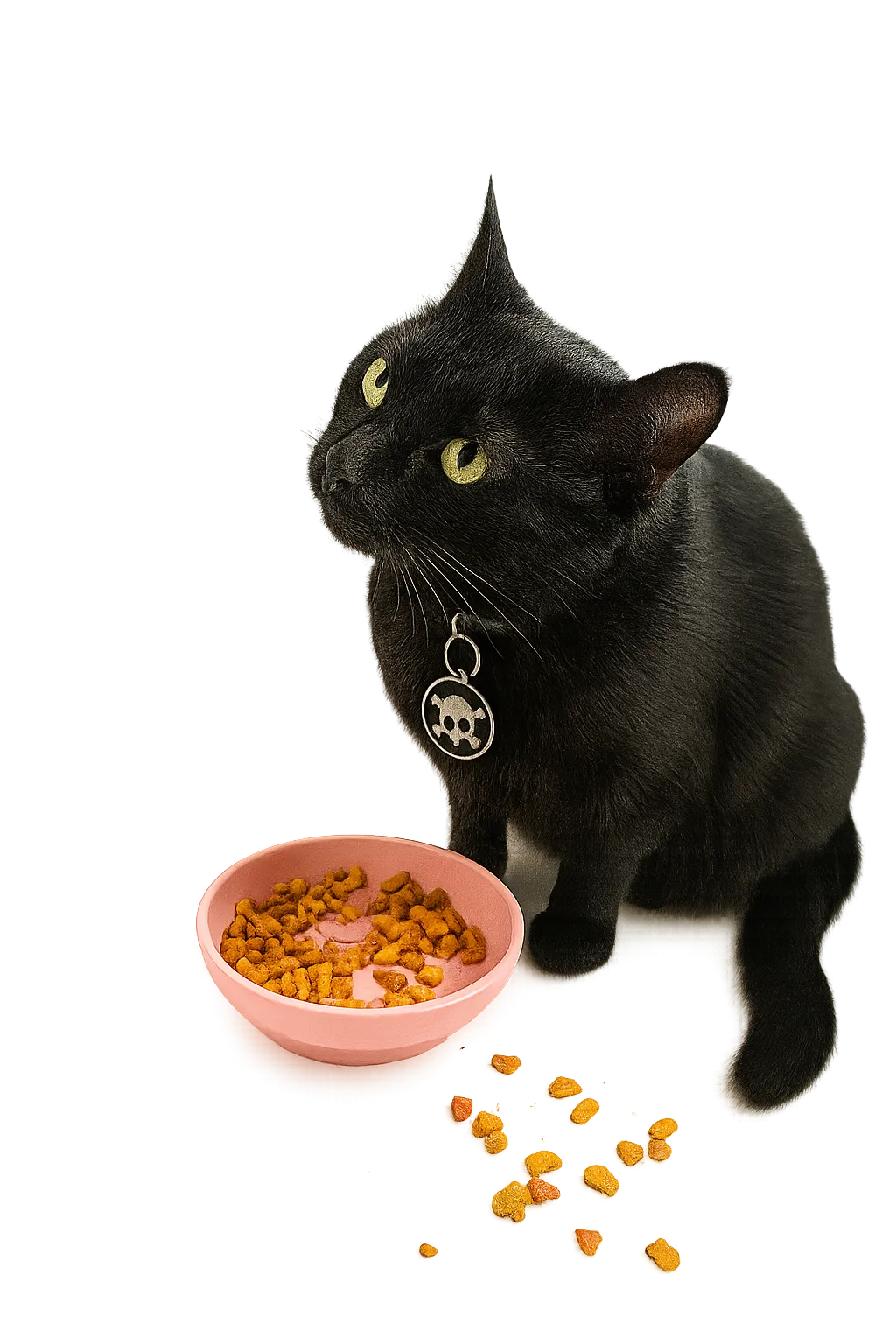 Kyra in optimal monitor-warming position