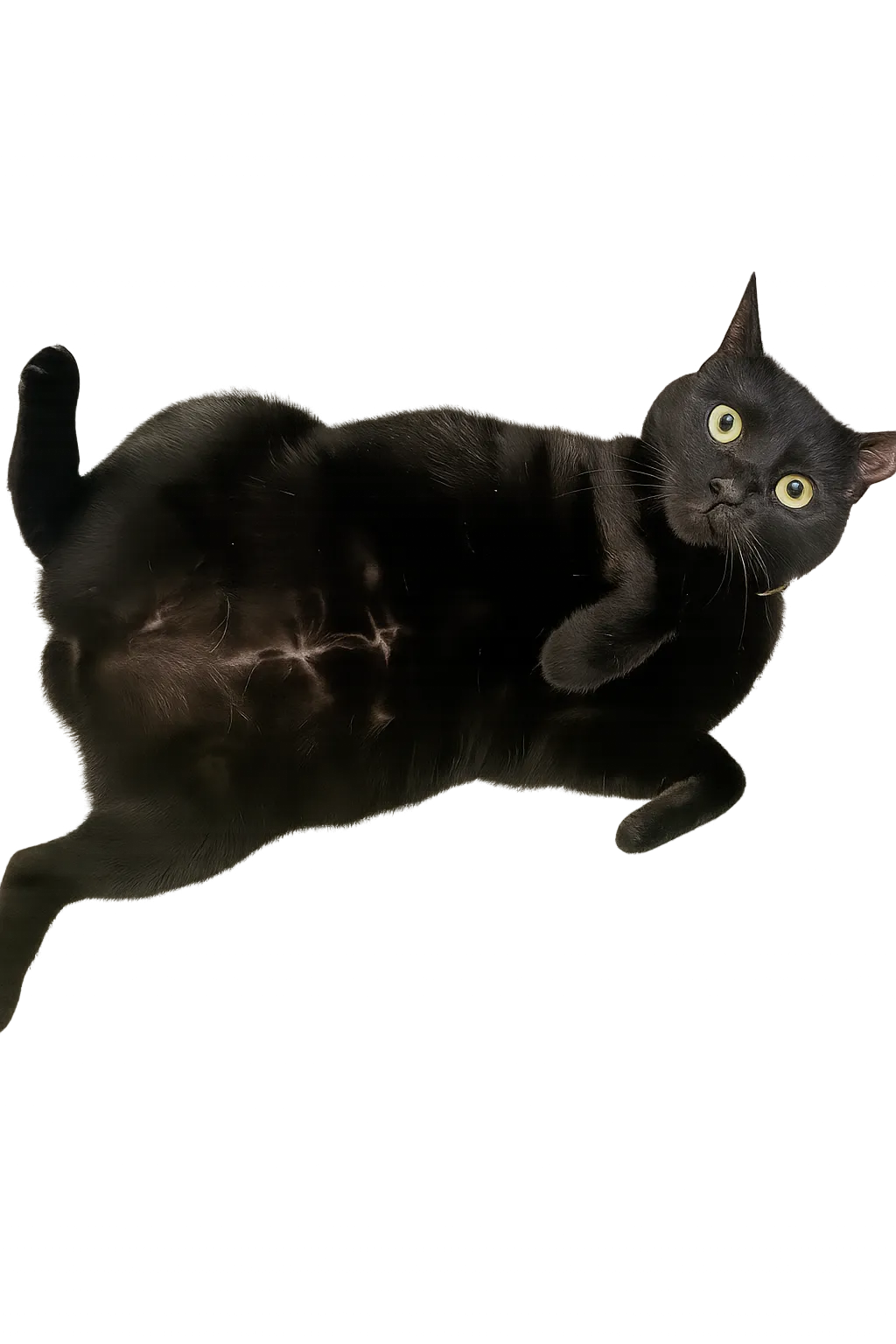 Kyra supervising from keyboard position